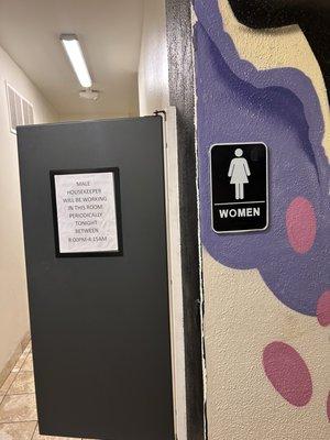 Women's restroom