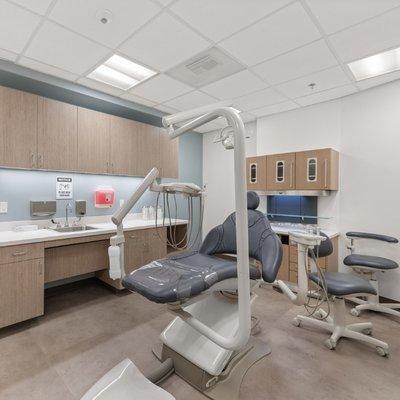 WelbeHealth's dental room.