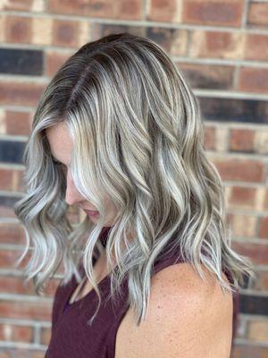 Gorgeous Ash Blonde Balayage