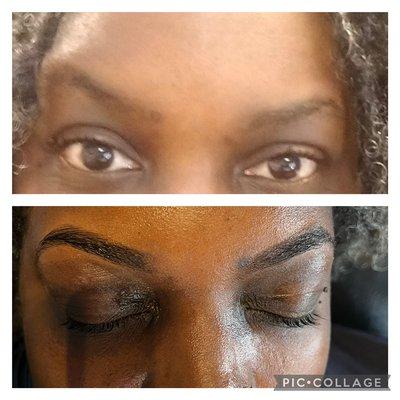 Eyebrow threading &tinting.