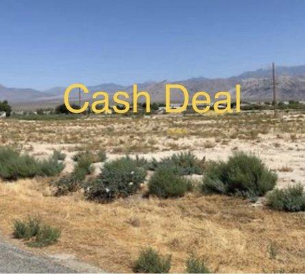 Cash land deal