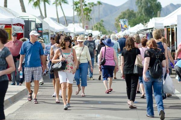 The Fountain Hills Chamber brings The Great Fair (February) and The Fountain Festival (November) to Fountain Hills each year.