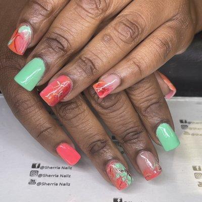 "Real Gel" with color gel