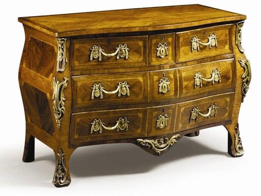 George III commode, in the manner of Pierre Langlois