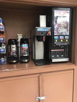 Free coffee while getting new tires. They even gave me a free car wash!