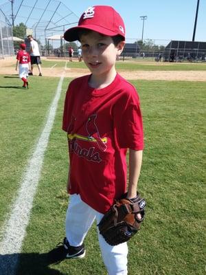 My son... The baseball player!