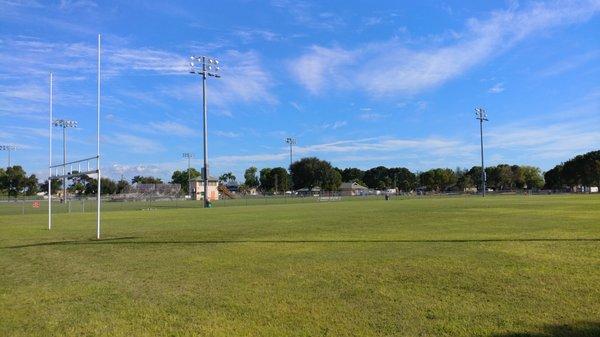 Three football fields at the Storm Football Complex, Cape Coral