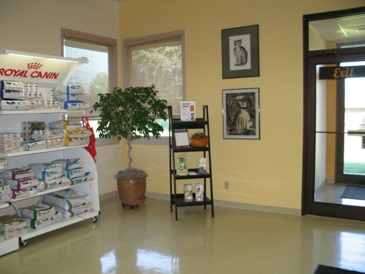 We carry a large supply of pet food products.