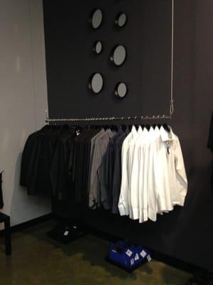 One of the men's rack at V&X