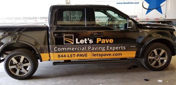 Let's Pave Atlanta GA - Service Car