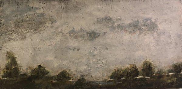 Rural, encaustic, 24 x 48, $3000