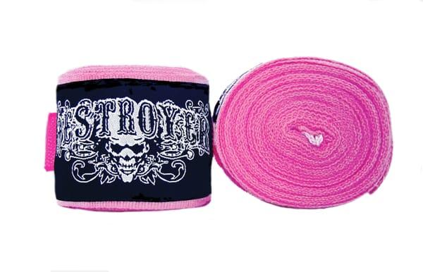 Adult and youth hand wraps.  Comes in black, blue, red, and pink.