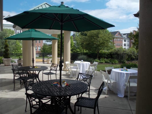 Patio adjoins the Banquet Room