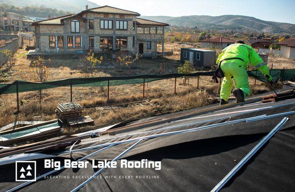 Conquering new heights 'Down the Hill'!  Check out our latest roofing success story, delivering excellence beyond Big Bear Lake. #Roofing