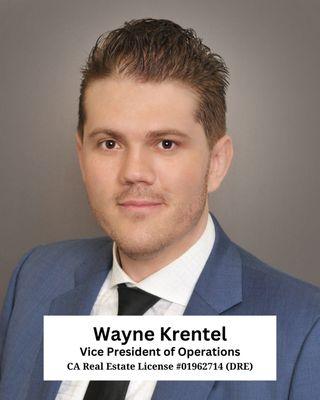 Wayne Krentel
Vice President of Operations
CA Real Estate License #01962714 (DRE)