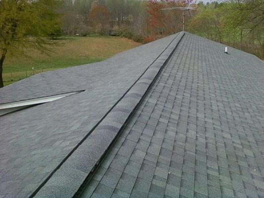 Tore off and installed new Architect shingles