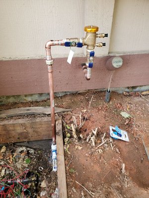 New backflow install