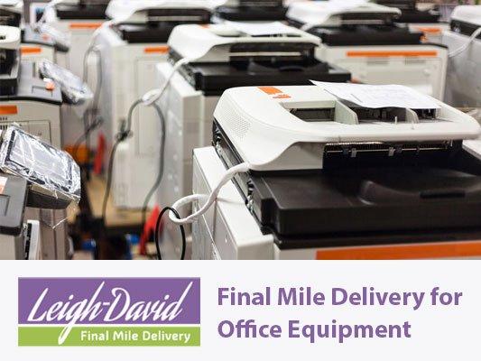 Leigh-David Logistics - Final Mile Delivery of office equipment in Michigan and bordering counties in Northern Ohio & Indiana