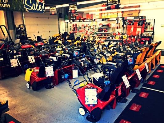 We carry the best brands in the business. Toro, Cub Cadet and Echo to name a few.