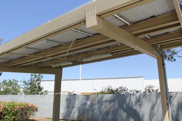 US Food Service in Livermore, CA Solar Carport Project developed by King Solarman and Delta