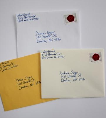 Handwritten Envelopes