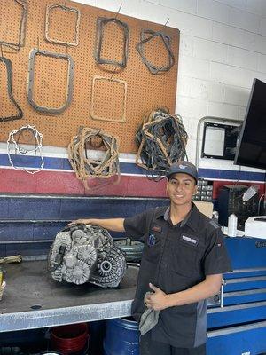 Meet Our Youngest Mechanic Jason!