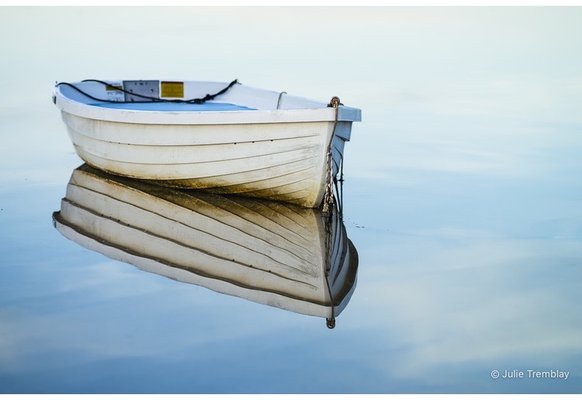 White Boat by Julie Tremblay