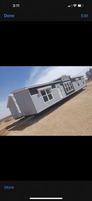 Manufactured Home 2022 4bed 2 bath 2 living areas .