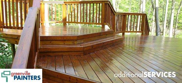 deck staining and deck painting