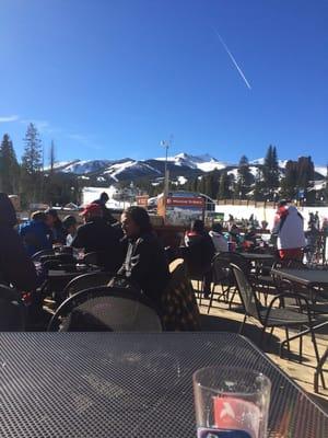 just sipping beers n boarding. awesome weather on thanksgiving weekend here for the 2nd time