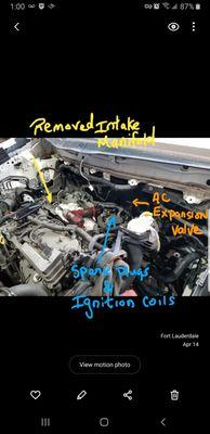 Toyota Sienna expansion valve replacement