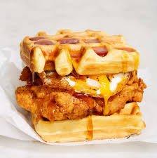 Chicken and Waffle Sandwich