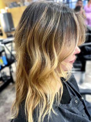 Honey Blonde Balayage by Xia Bertoch