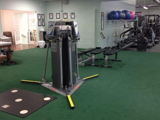 Large open gym area for functional training and sports performance