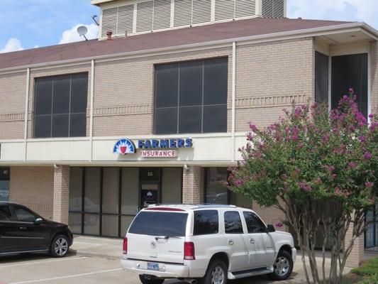 Office located across the street from Rockwall City Hall, just one block south of Hwy. 66 and downtown Rockwall.