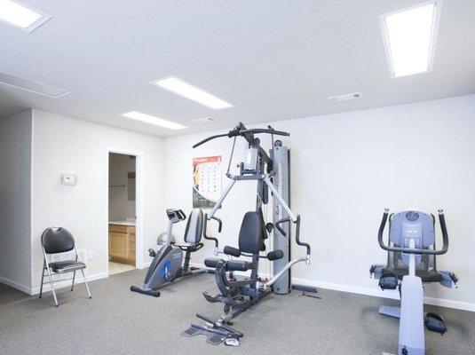 Work our in our onsite temperature controlled fitness center