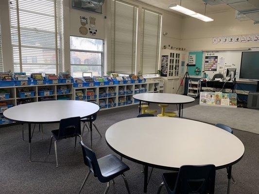 All teachers have classroom libraries, a maker space and state of the art teaching technology (AV/Smart Boards & Devices)