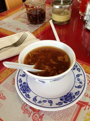 damn good hot and sour soup....