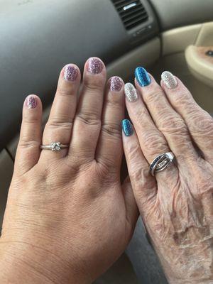 Helen & Vinny did an amazing job on my & my Mother-in-law's nails!