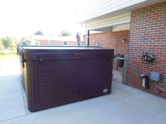 Add a swim spa to enjoy your backyard even more!