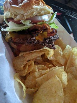 BBQ bacon burger