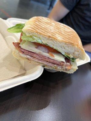 Capicola and Salami Sandwich