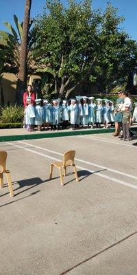 Kindergarten Graduates and the kids put on a SPRING SHOW.