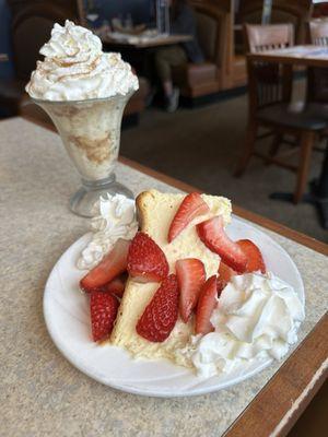 Homemade Cheesecake and rice Old Fashioned Puddings