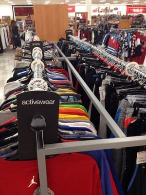 This is Moreno Valley TJMaxx selection of Men's Active wear- and is within 1 mile of 5 gyms. Absolutely pathetic.