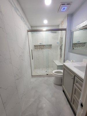 Newly remodeled bathroom