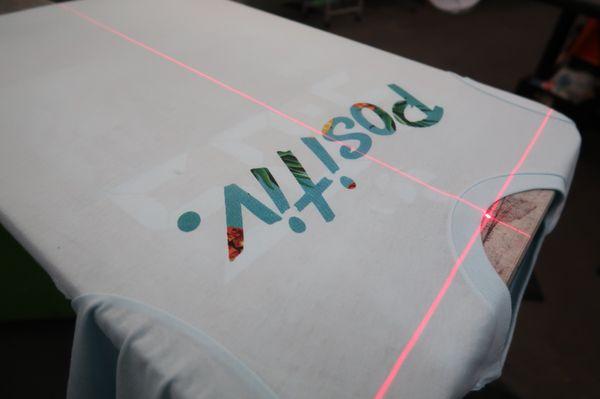 t-shirts printed for clothing brand