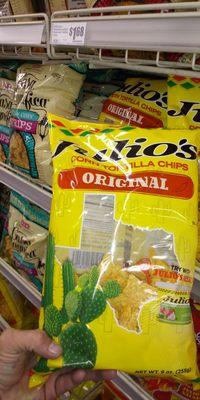 Was in a mood for some Julio's tortilla chips but when I saw the bags. 1/4 full immediately turn to another brand