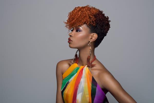 Give your natural hair the edge with Custom Color and a Great Shape!