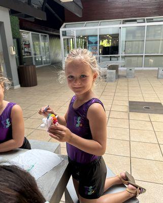 Gymnastics Summer Camp - Crafts break!